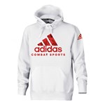 Adidas Comabt Hoody - white/red