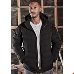 Streetworx Hooded Puffer Jacket - black