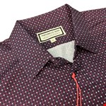 Portobello Road MM5503 L/S Shirt - burgundy