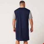 Contare Knit Night Shirt - navy/grey